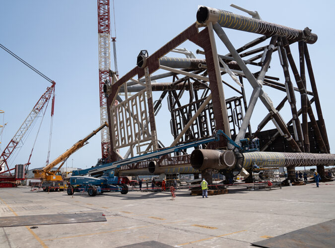 QFAB Nears Completion of Five Wellhead Jackets for QatarEnergy LNG NFS